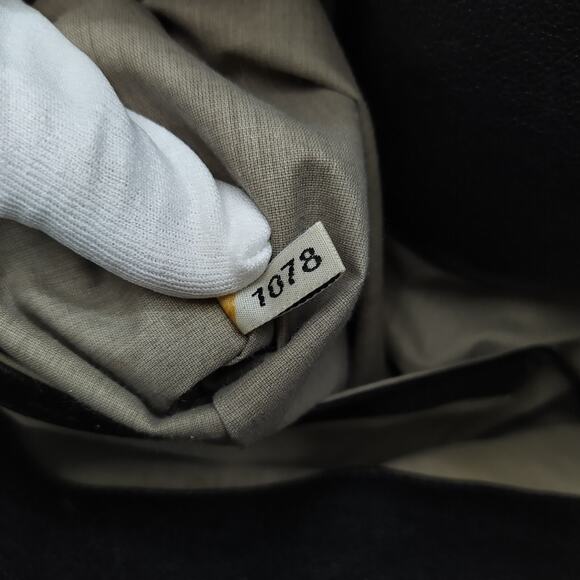 Marc Jacobs Black Leather Pocket Chain Strap Double Handle Satchel Shoulder Bag - Picture 14 of 16